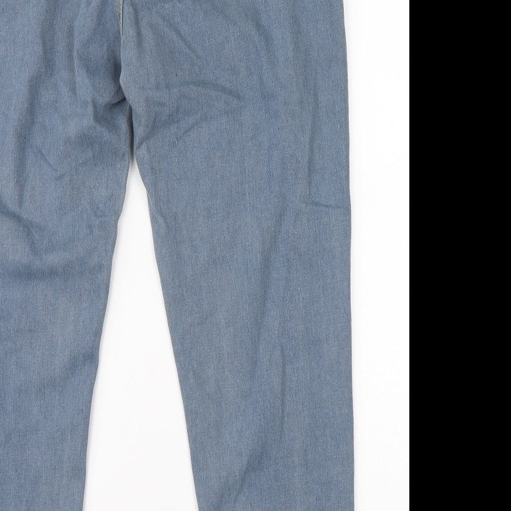 Mens UK Size 34 Preworn Regular Fit Straight Blue Jeans