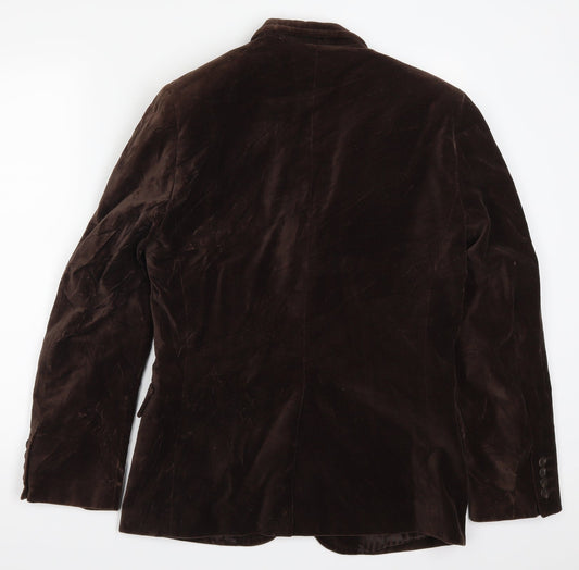 Mens UK Size 36 H&M Regular Brown Suit Jacket