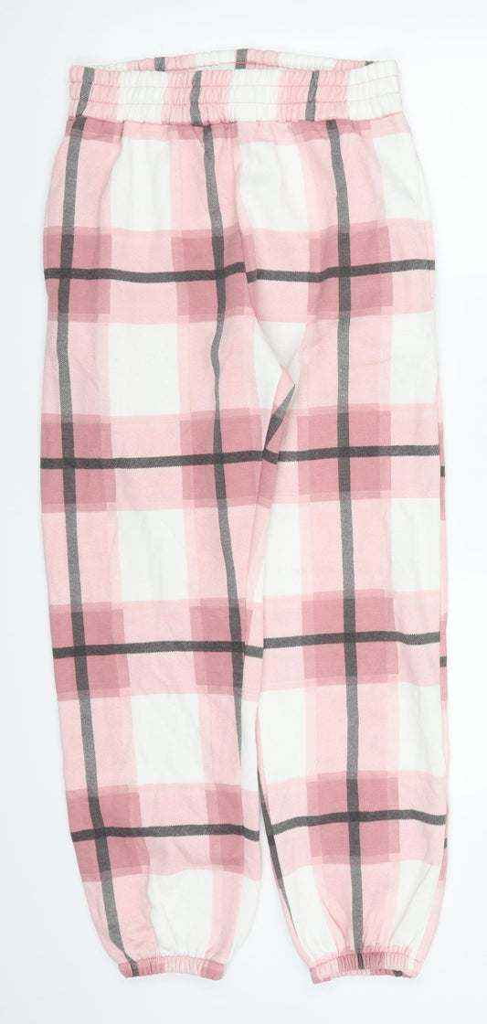 Womens UK Size L Misspap Regular Fit Sweatpants Pink Trousers