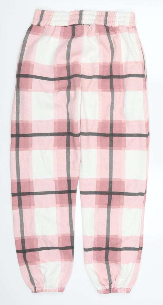 Womens UK Size L Misspap Regular Fit Sweatpants Pink Trousers