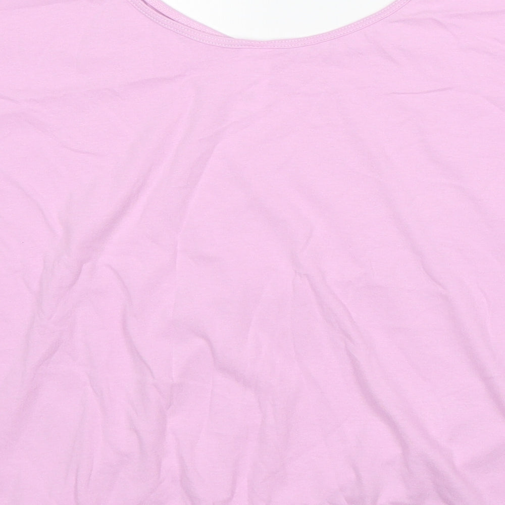 B&C Womens Pink Basic T-Shirt Size 16