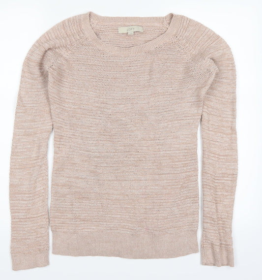 LOFT Womens Pink Pullover Jumper Size M
