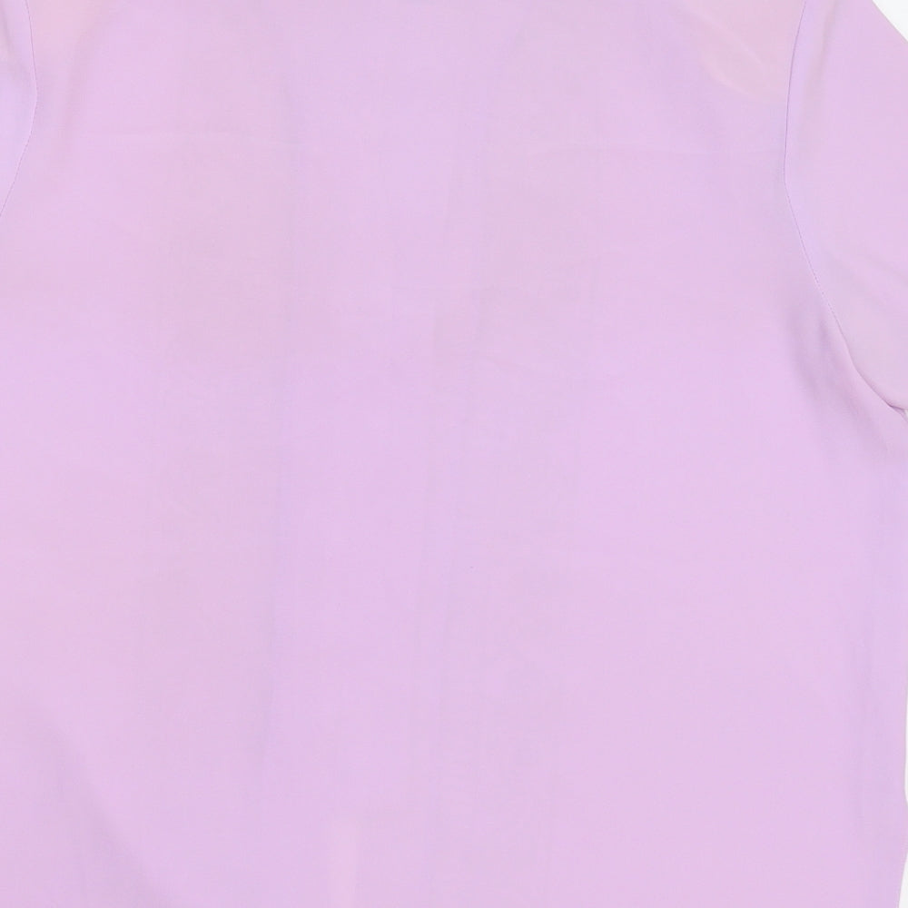 Bonmarché Womens Pink Basic Button-Up Size 14