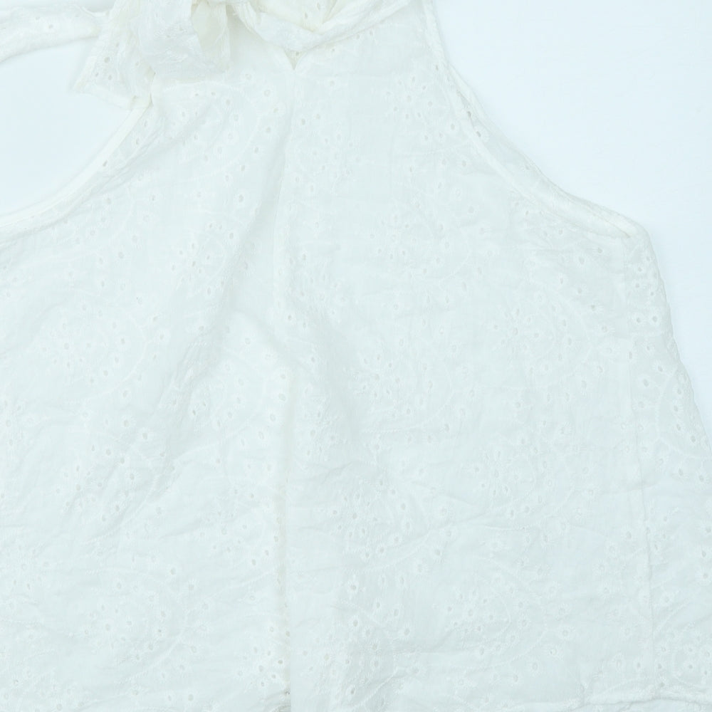 Womens UK Size XL SheIn White Basic T-Shirt