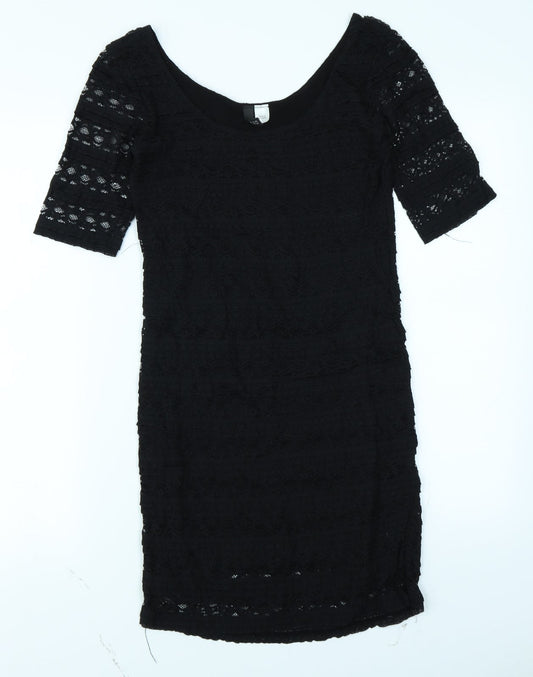 Divided Womens Black Bodycon Size 8