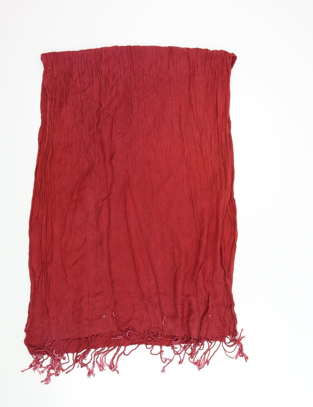 Preworn Womens Red Scarf