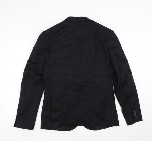 Mens UK Size 40 Marks and Spencer Regular Black Suit Jacket