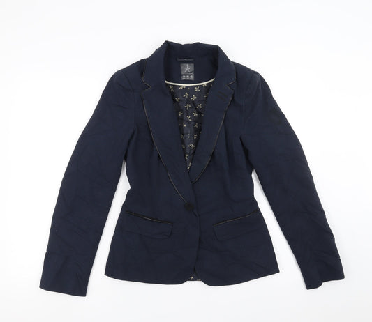Womens UK Size 10 Primark Regular Blue Blazer