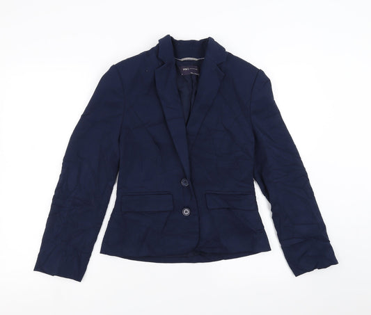 Womens UK Size 6 Marks and Spencer Regular Blue Blazer