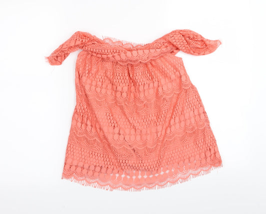 Primark Womens Pink Geometric Basic Tank Size 6