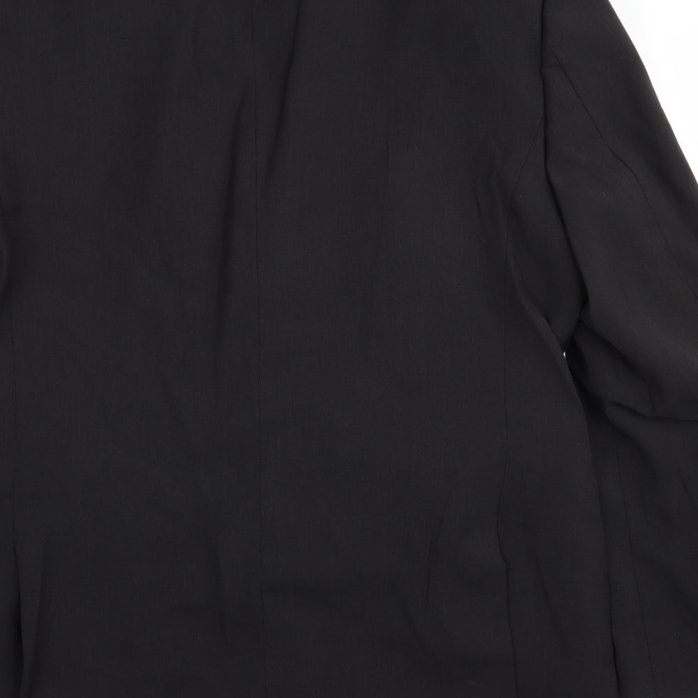 Fellini Traveller Mens Black Jacket Blazer Size 40