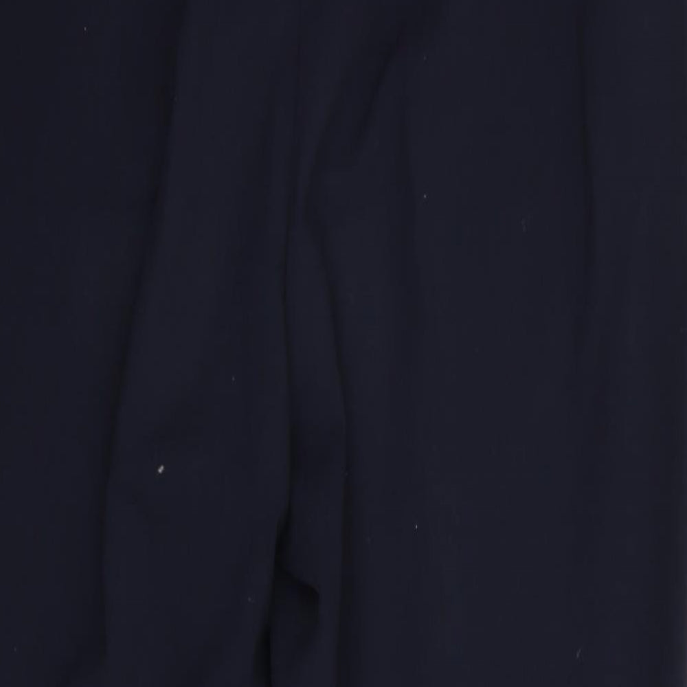 M&S Womens Blue Trousers Size 16 L26 in
