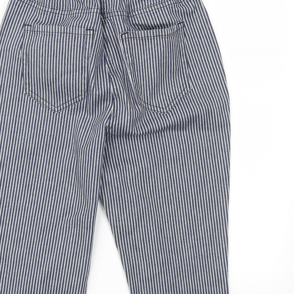 Womens UK Size 30 in Preworn Regular Fit Capri Blue Trousers