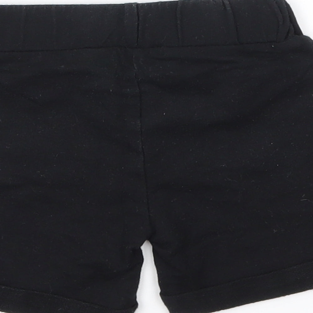 Primark Boys Black Animal Print Capri Trousers Size 3-6 Months