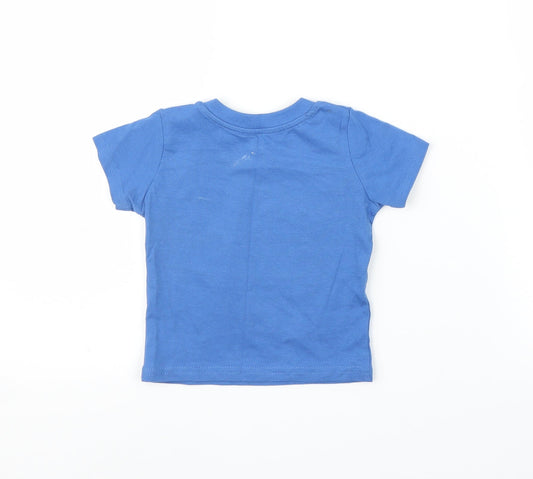 Primark Boys Blue Basic T-Shirt Size 6-9 Months