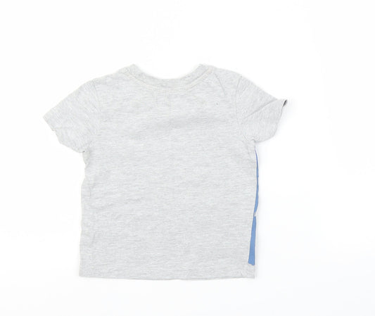 George Boys Grey Basic T-Shirt Size 12-18 Months
