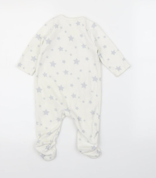 Disney Baby White Babygrow One-Piece Size 3-6 Months - Winnie The Pooh