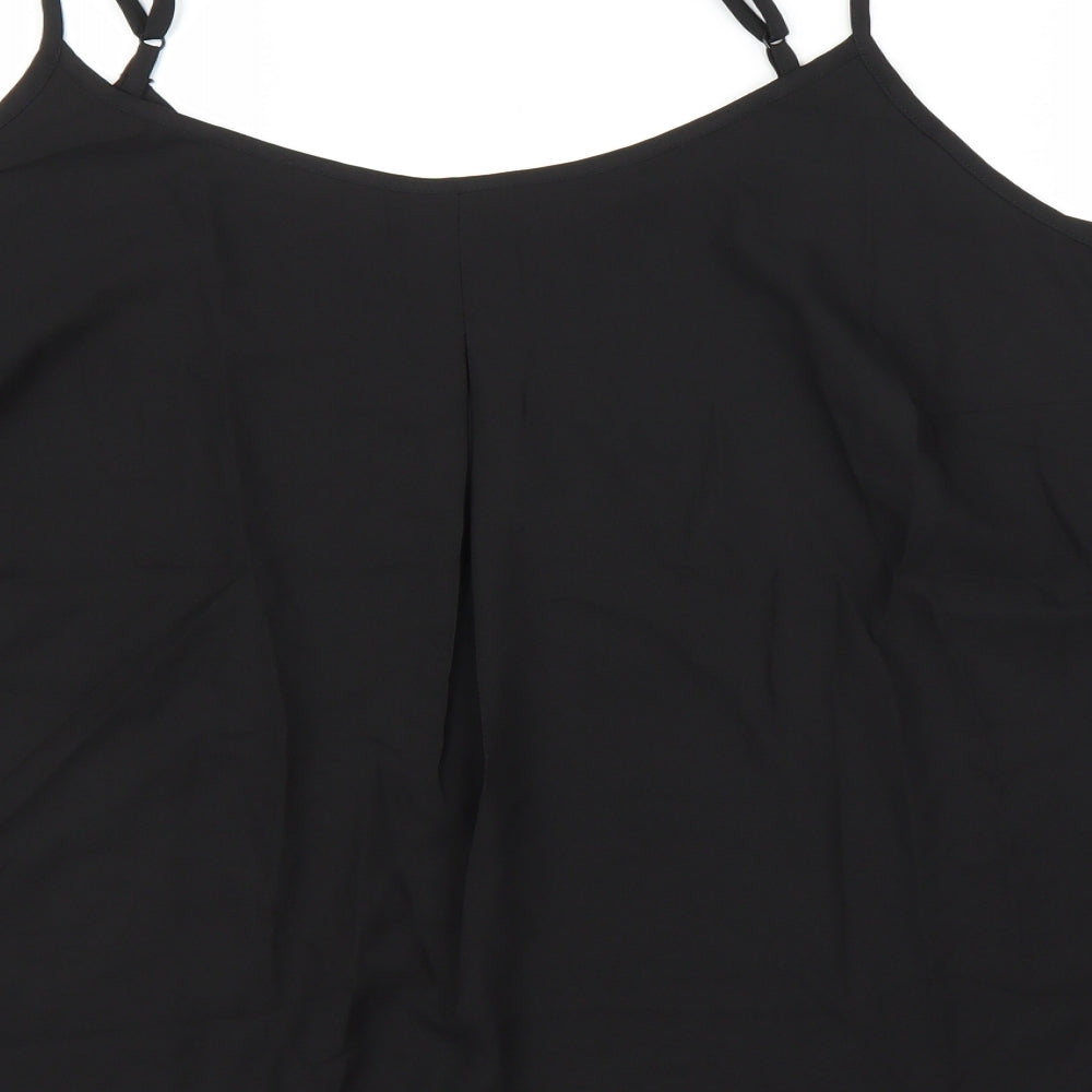Capsule Womens Black Camisole Blouse Size 24
