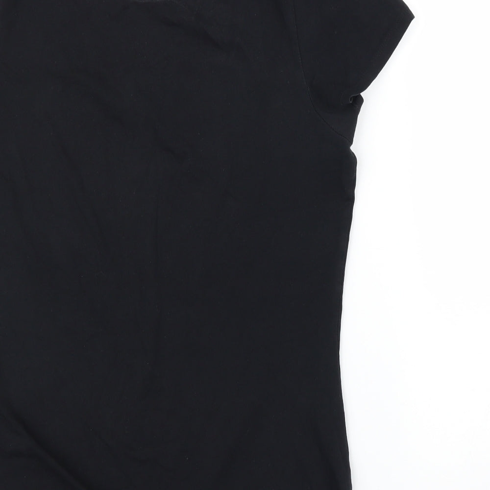 Primark Womens Black Tunic T-Shirt Size 14