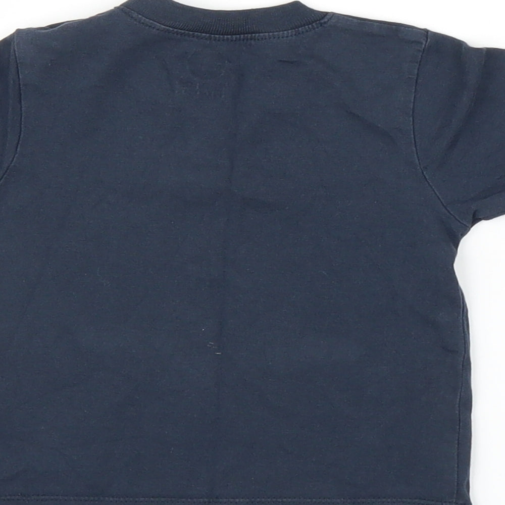 Timberland Boys Blue Basic T-Shirt Size 9-12 Months