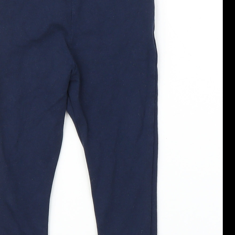 F&F Girls Blue Capri Leggings Size 6-9 Months
