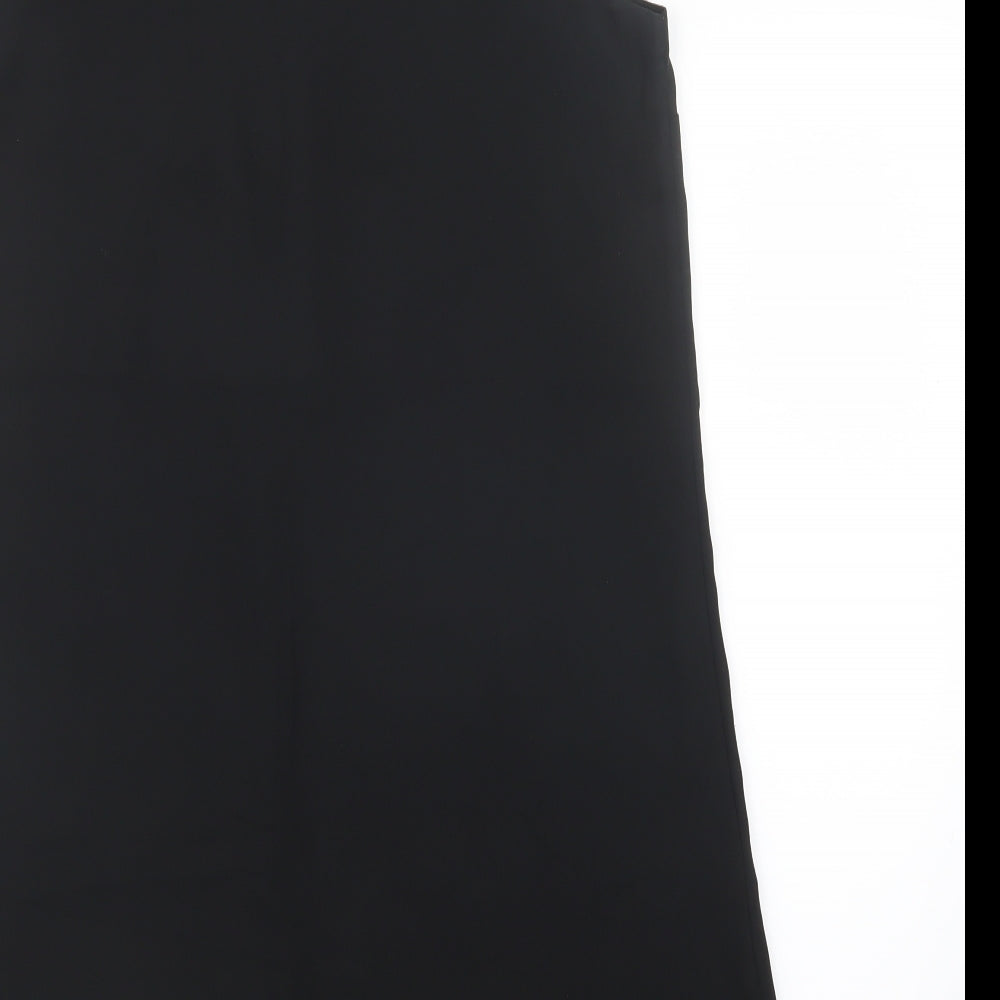 H&M Womens Black T-Shirt Dress Size 10