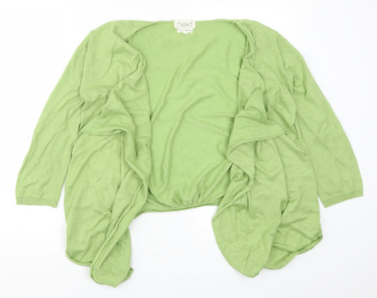 NEXT Womens Green Cardigan Jumper Size 14