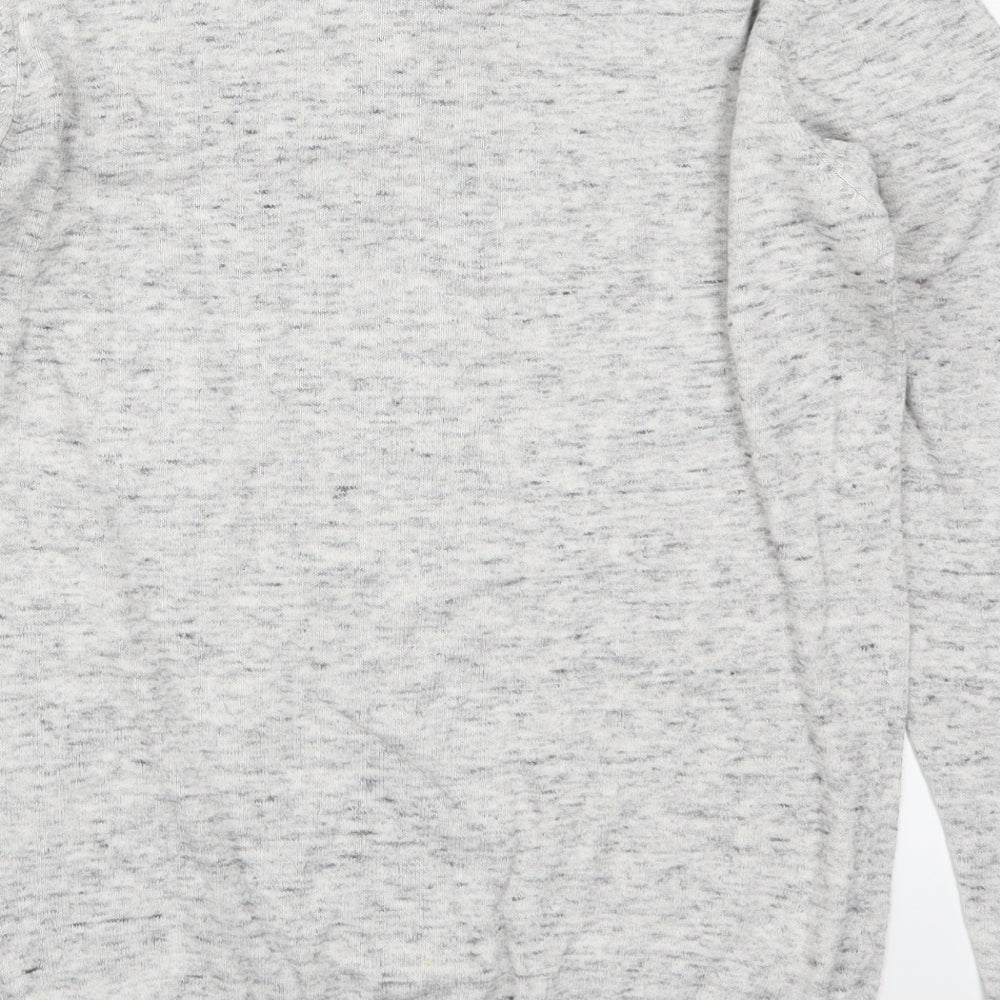 Cedar Wood State Mens Grey Knit Pullover Jumper Size S