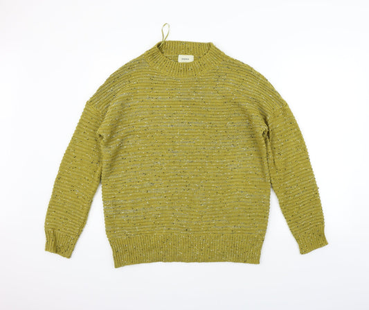Papaya Womens Yellow Pullover Jumper Size L