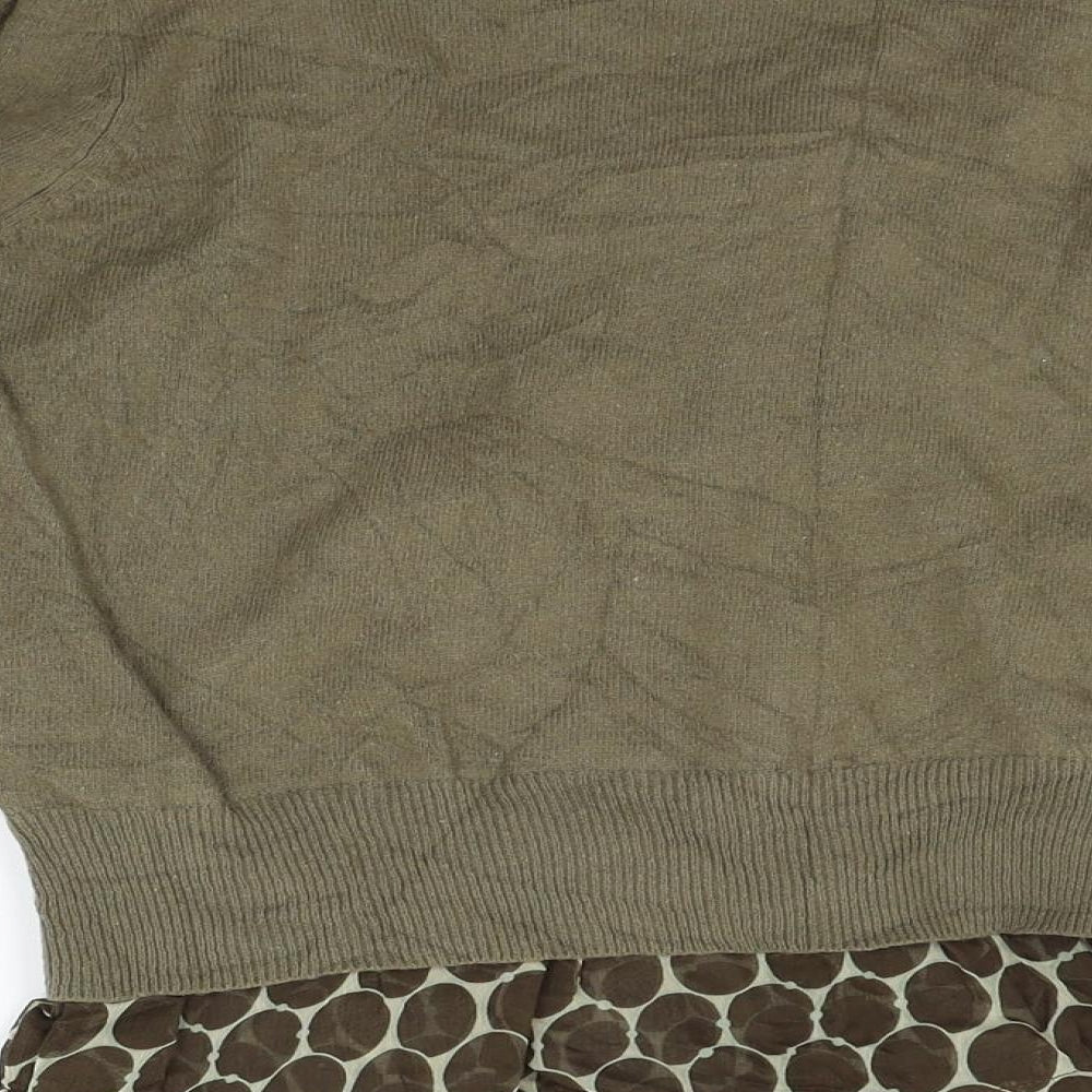 F&F Womens Gold Pullover Jumper Size 10
