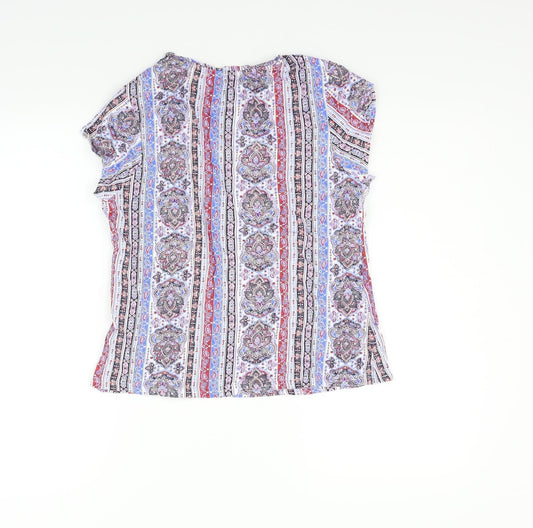 Womens UK Size 10 PEP&CO Blue Basic Blouse