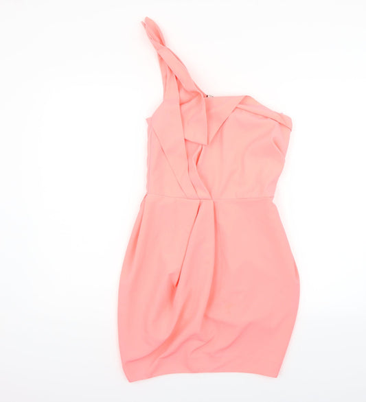 River Island Womens Pink Fit & Flare Size 8