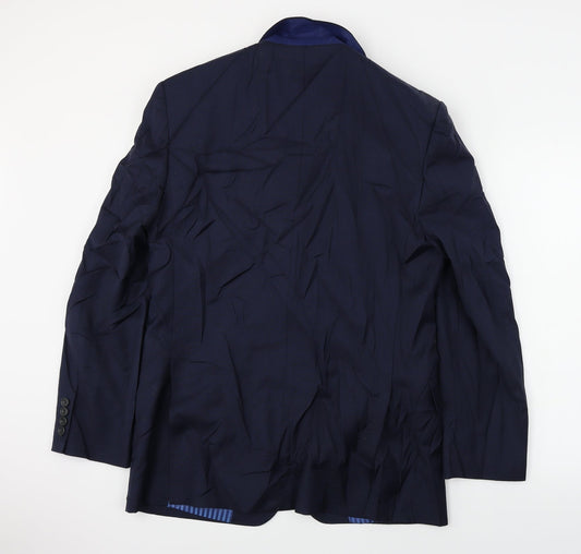 Mens UK Size M Marks and Spencer Regular Blue Suit Jacket