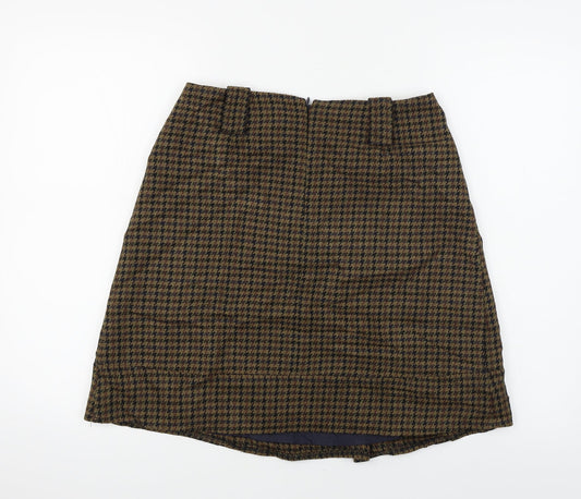 F&F  Womens Brown   A-Line Skirt Size 10
