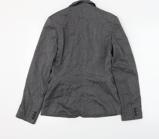 Mexx Womens Grey Jacket Blazer Size 10