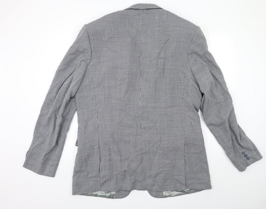 Mens UK Size 42 Preworn Regular Blue Suit Jacket