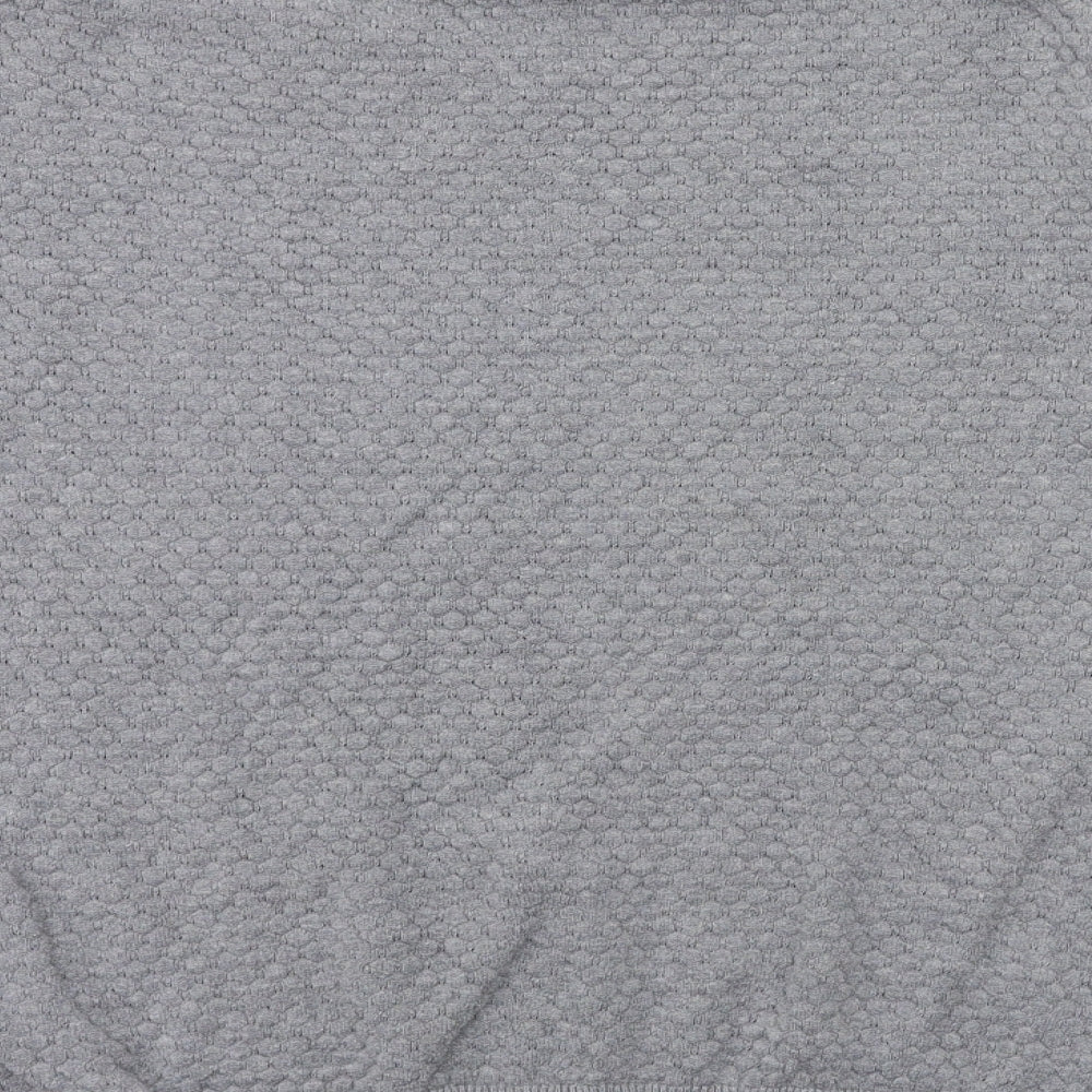 Easy Mens Grey Knit Pullover Jumper Size L