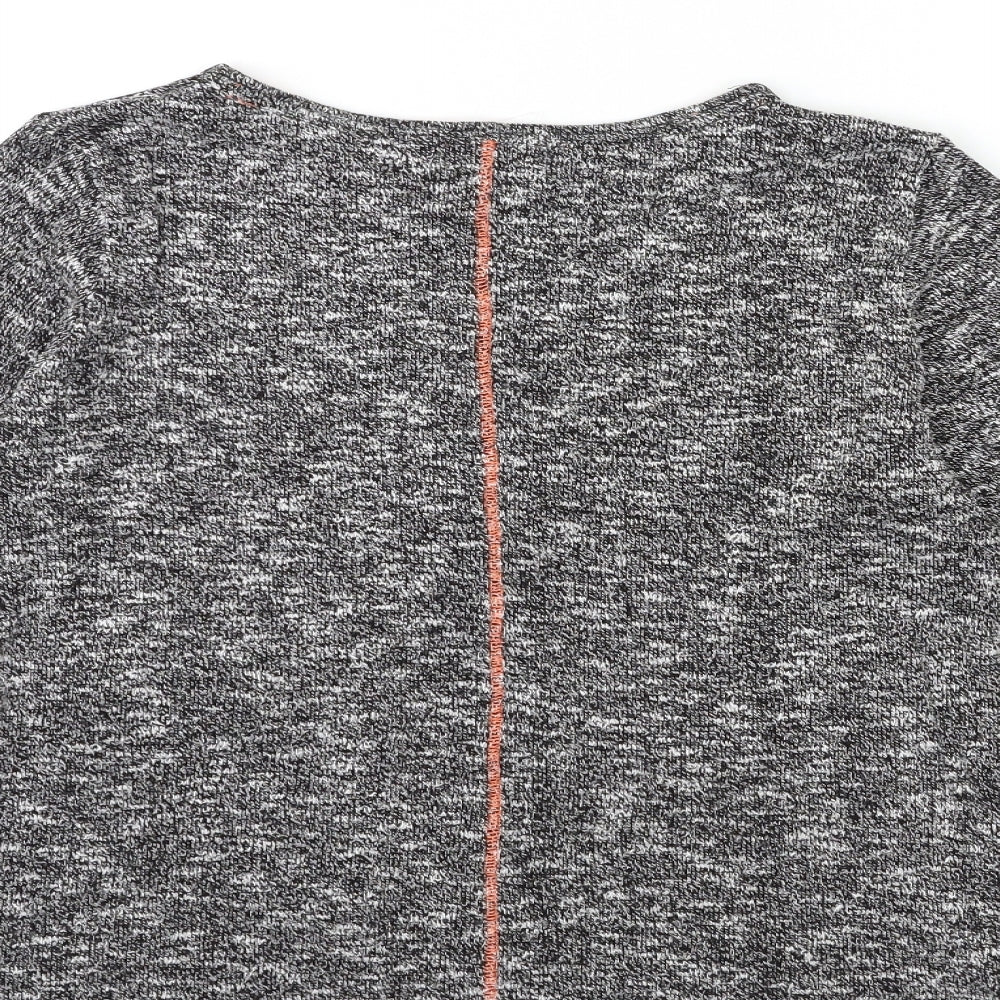 H&M Girls Grey Knit Pullover Jumper Size 13 Years