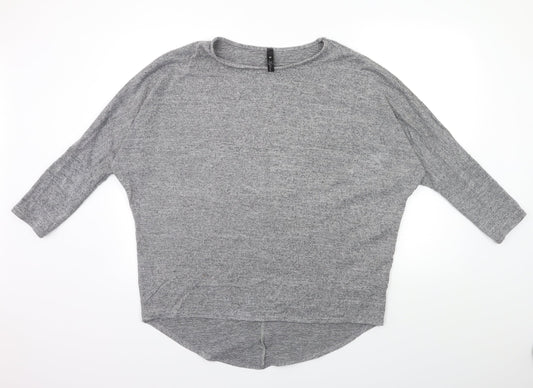 influence Womens Grey Knit Pullover Jumper Size M