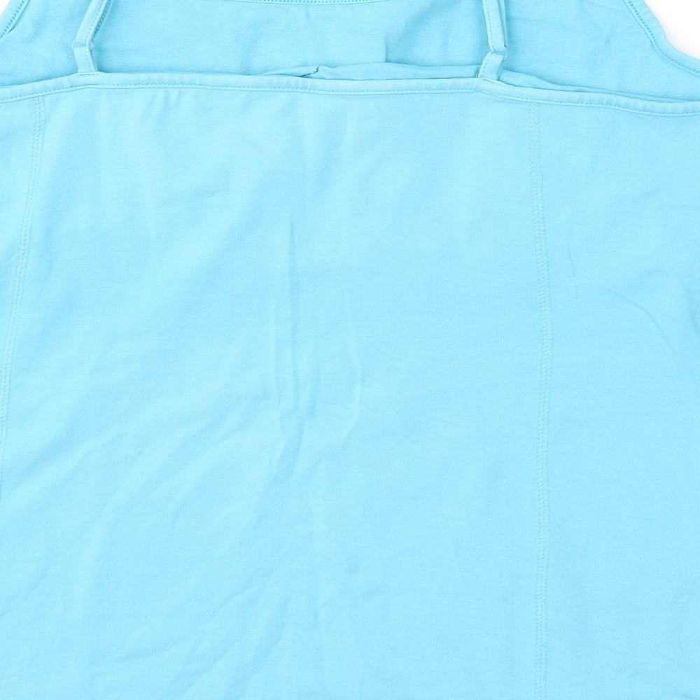 Tu Womens Blue Basic Tank Size 16