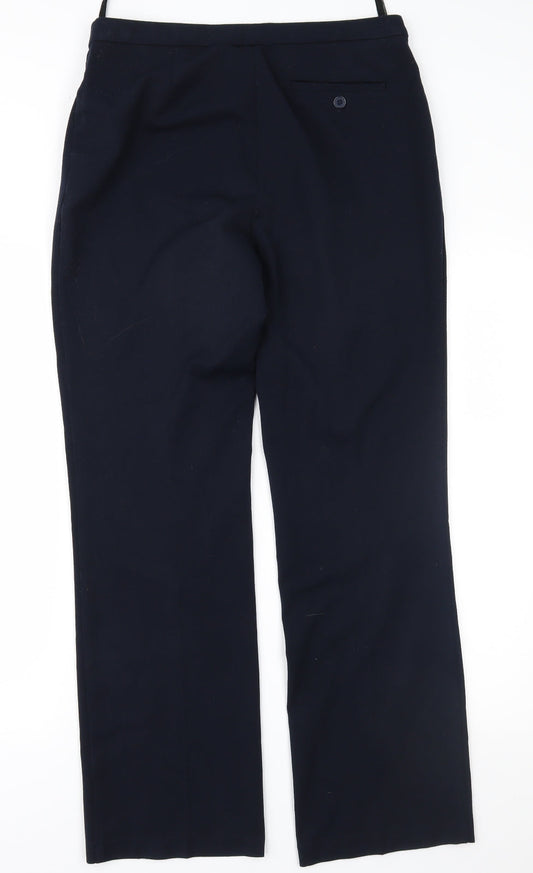 Marks and Spencer Womens Blue Trousers Size 12 L29 in