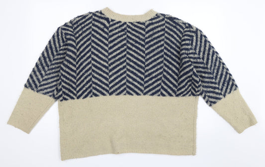 Atmosphere Womens Beige Pullover Jumper Size 14
