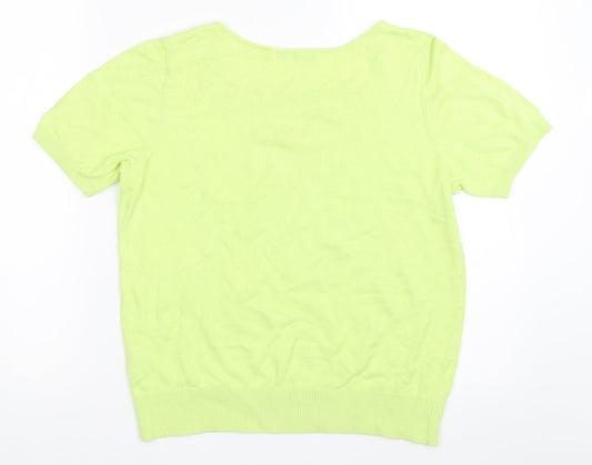 TU Womens Green Pullover Jumper Size 10