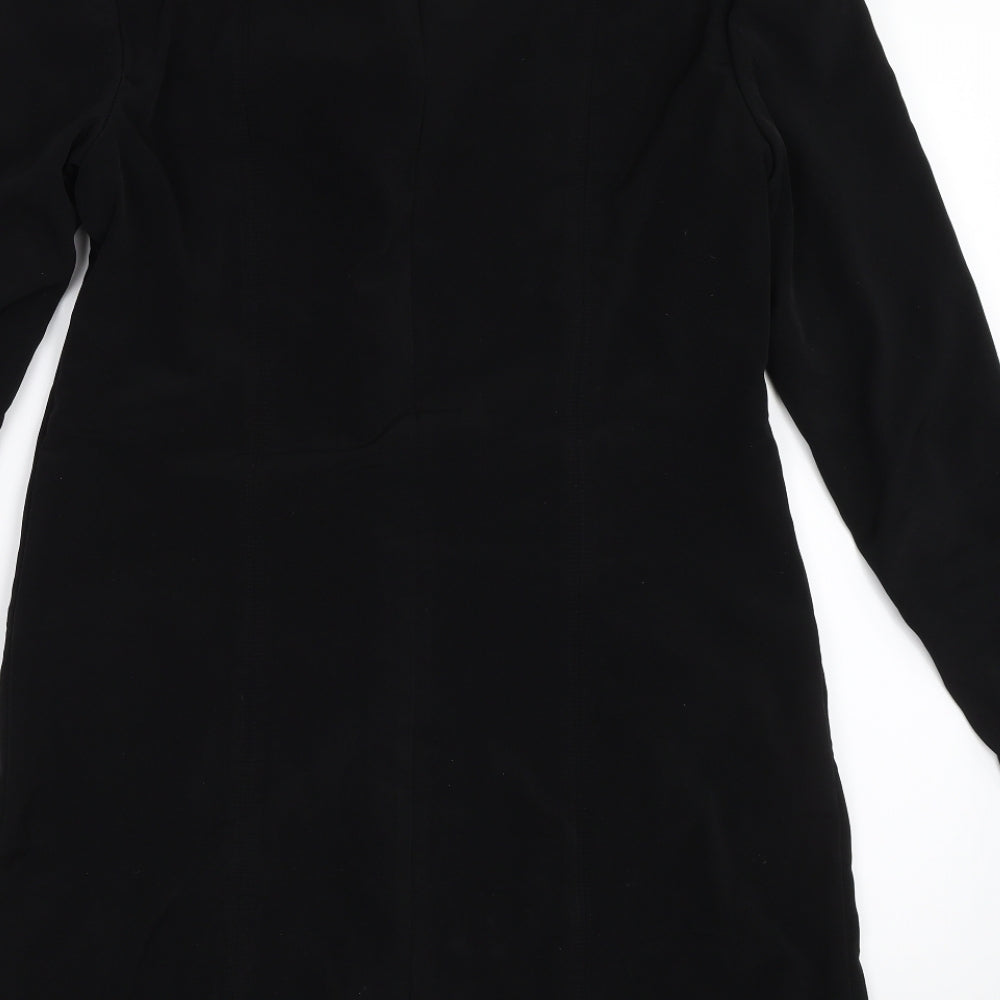 Womens UK Size 6 NEXT Black Overcoat
