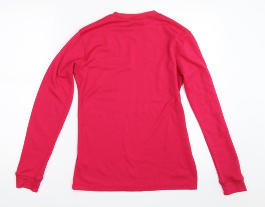 Campri Womens Pink Basic T-Shirt Size 10