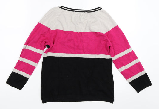 Debenhams Womens Black Pullover Jumper Size 10