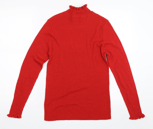 Peacocks Womens Red Pullover Jumper Size 14