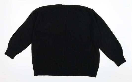 H&M Womens Black Pullover Jumper Size M