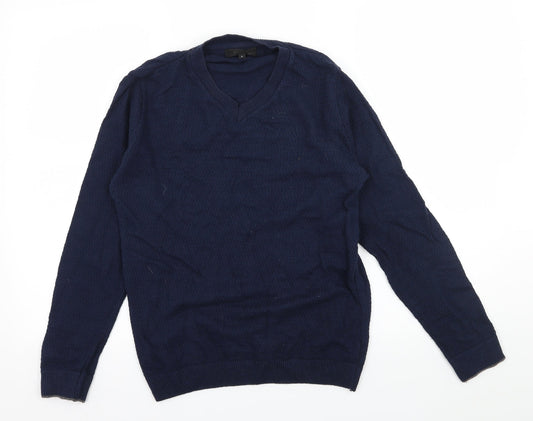 River Island Womens Blue Knit Pullover Jumper Size S
