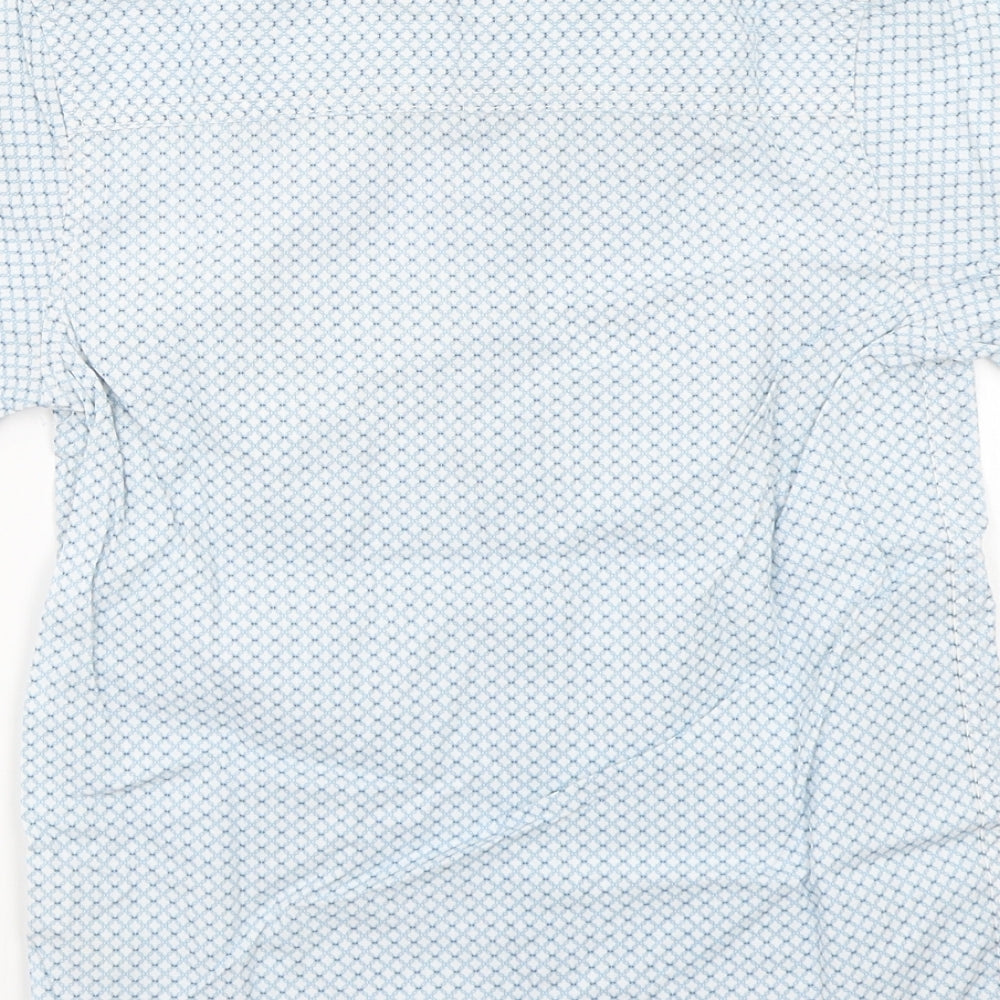 F&F Girls Blue Basic Button-Up Size 7-8 Years
